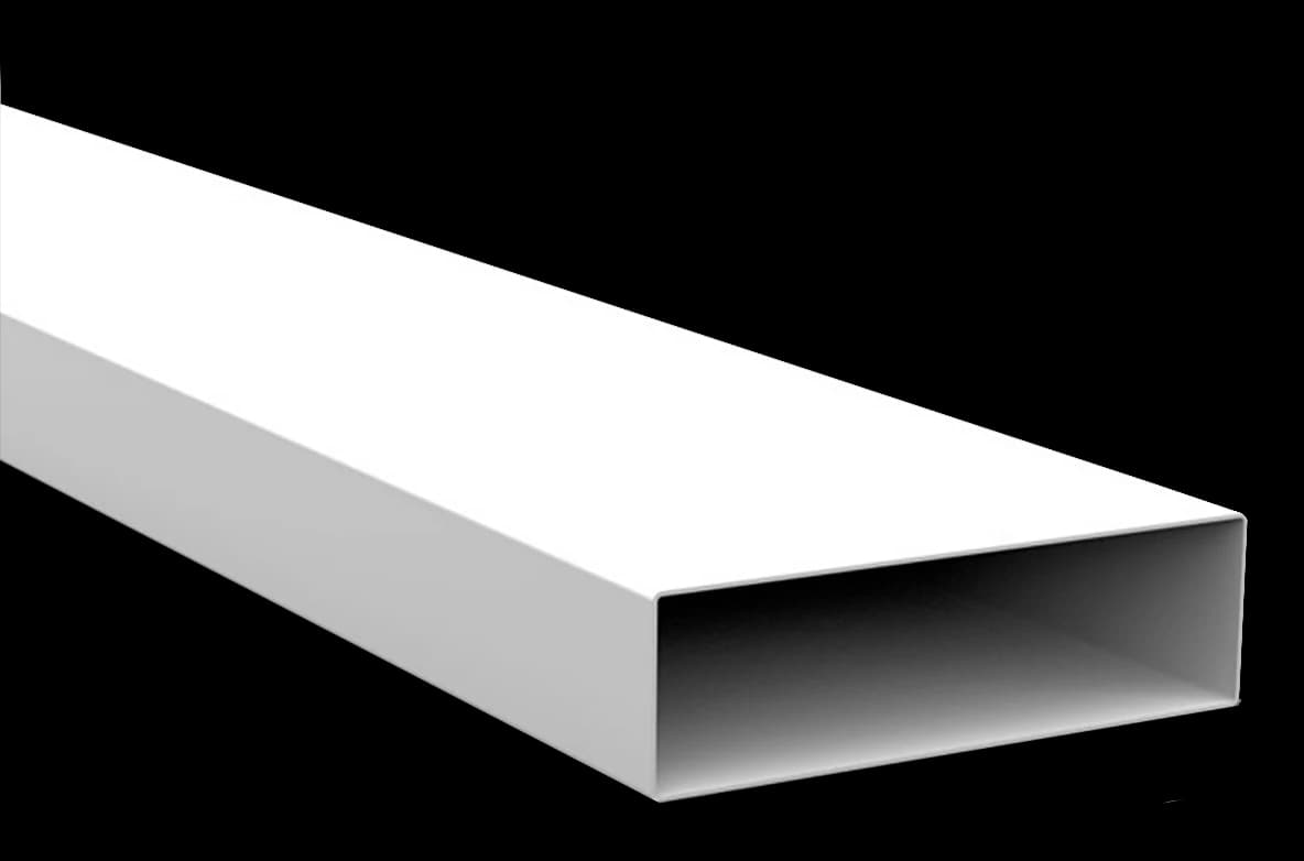 Flat channel duct