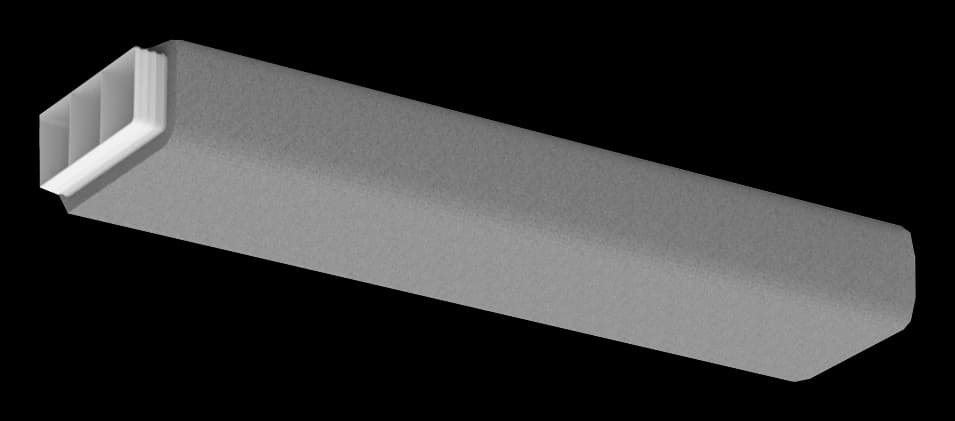 Rectangular self-seal ducting