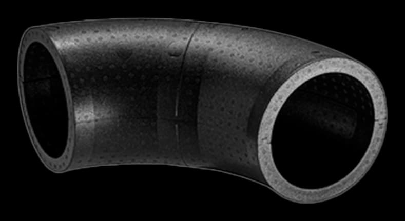 Radial duct bend EPP